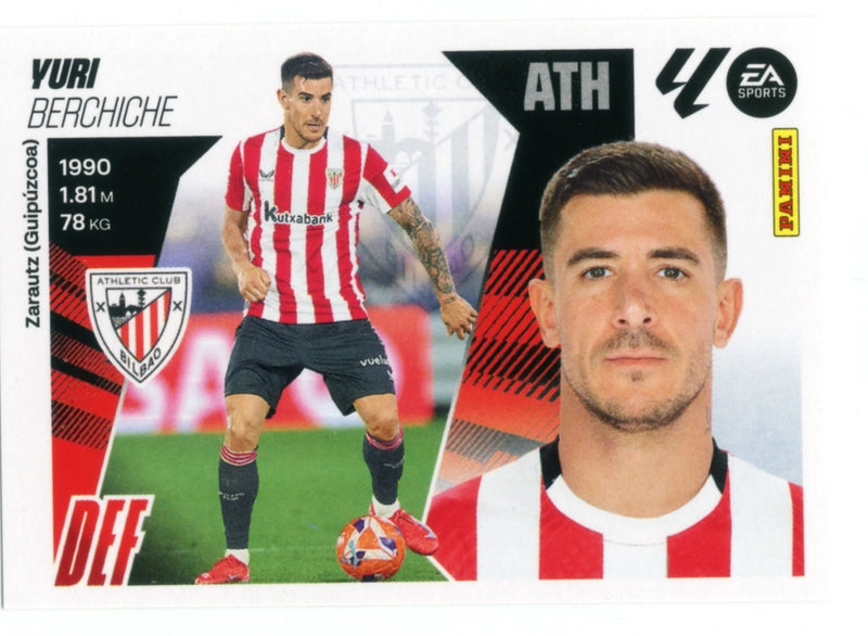Yuri - Athletic Club - Panini Liga Este  - 2025 - 2026 - #09A - Básico