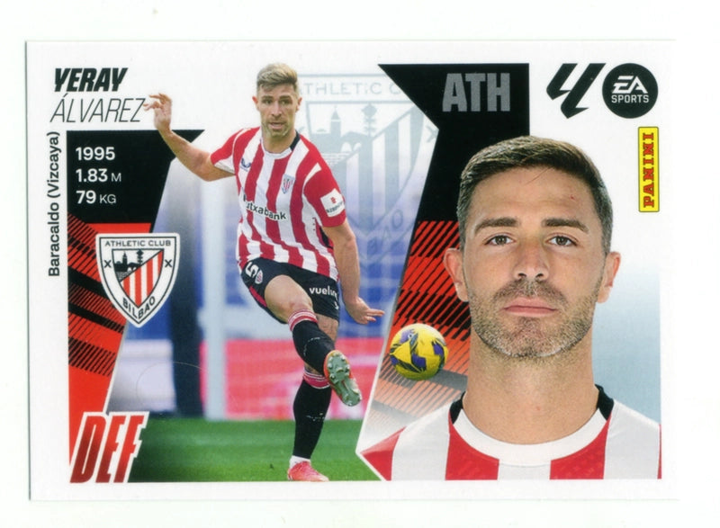 Yeray - Athletic Club - Panini Liga Este  - 2025 - 2026 - #008 - Básico