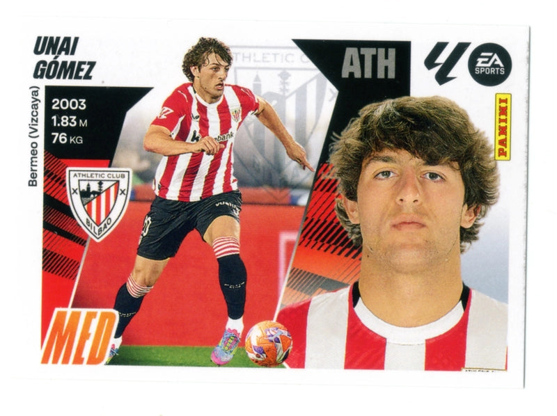 Unai Gómez - Athletic Club - Panini Liga Este  - 2025 - 2026 - #014 - Básico
