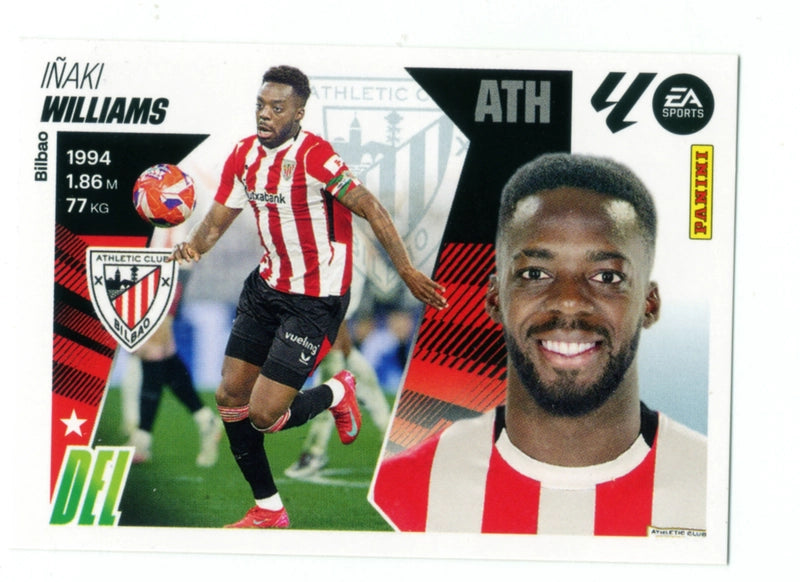 Williams - Athletic Club - Panini Liga Este  - 2025 - 2026 - #018 - Básico