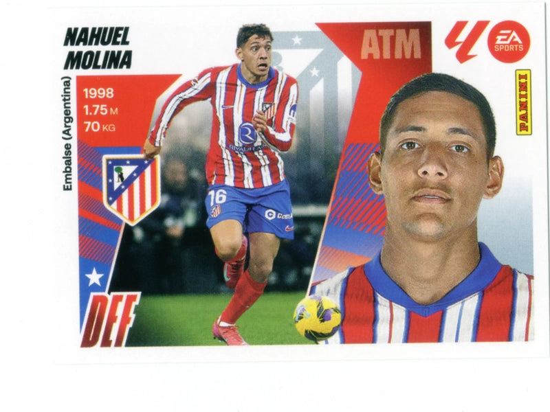 Nahuel Molina - Atlético de Madrid - Panini Liga Este  - 2025 - 2026 - #005 - Básico