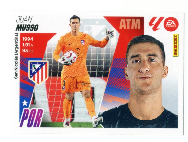 Musso - Atlético de Madrid - Panini Liga Este  - 2025 - 2026 - #004 - Básico