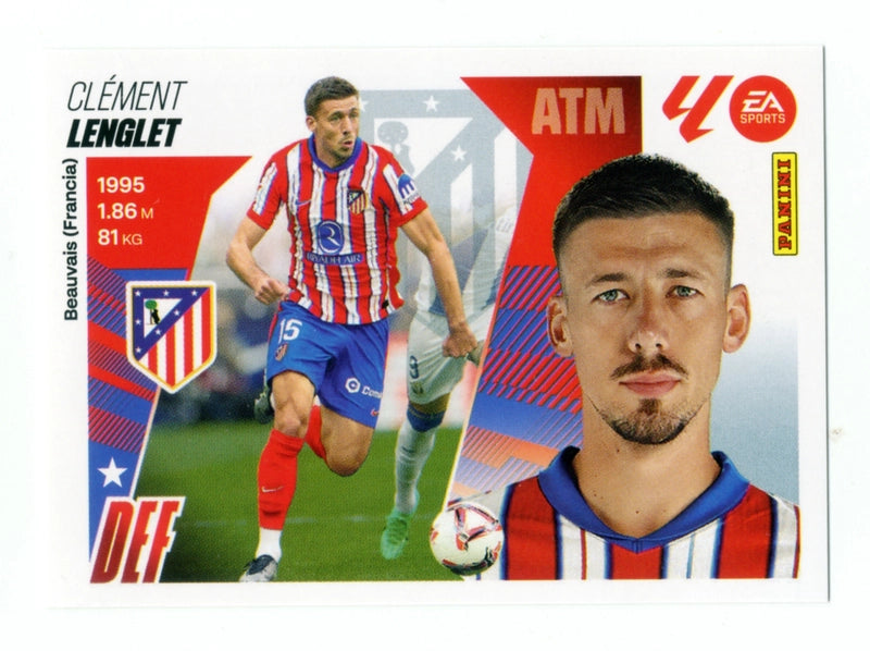 Lenglet - Atlético de Madrid - Panini Liga Este  - 2025 - 2026 - #008 - Básico