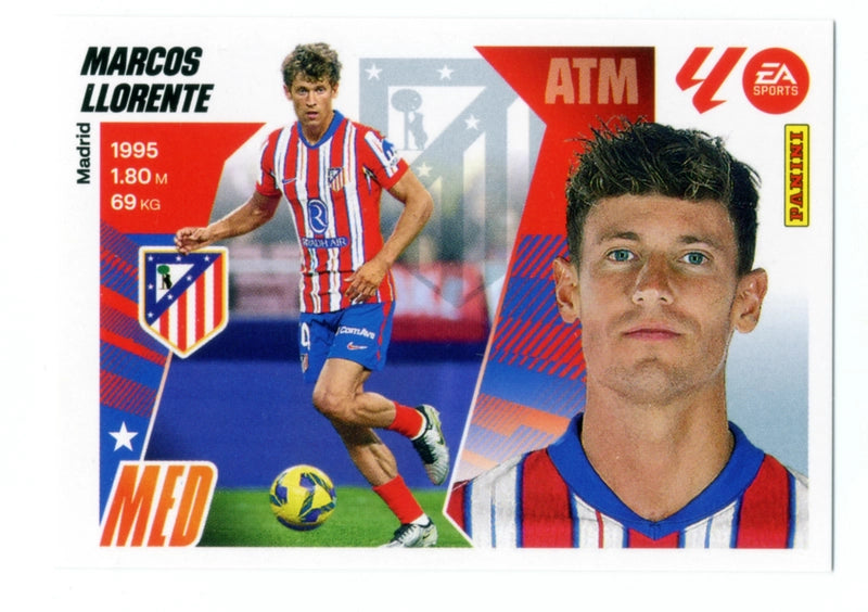 Marcos Llorente - Atlético de Madrid - Panini Liga Este  - 2025 - 2026 - #011 - Básico