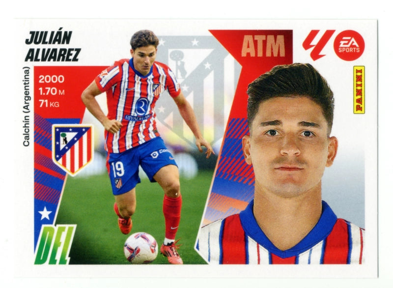 Julián Álvarez - Atlético de Madrid - Panini Liga Este  - 2025 - 2026 - #019 - Básico