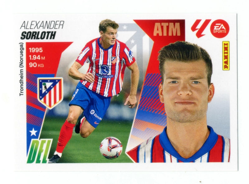 Sørloth - Atlético de Madrid - Panini Liga Este  - 2025 - 2026 - #020 - Básico