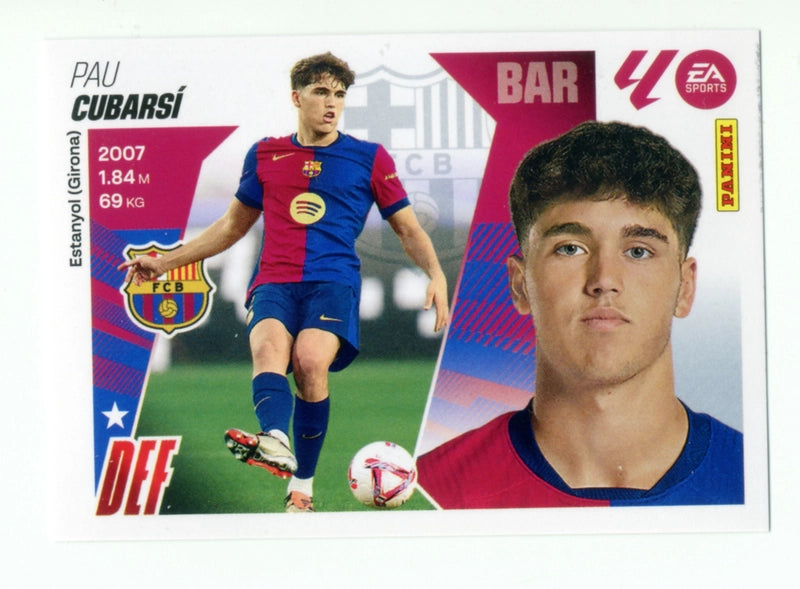 Cubarsí - FC Barcelona - Panini Liga Este  - 2025 - 2026 - #006 - Básico