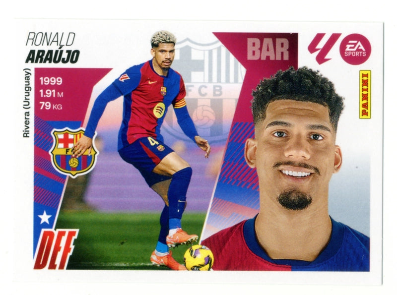 Araújo - FC Barcelona - Panini Liga Este  - 2025 - 2026 - #08A - Básico