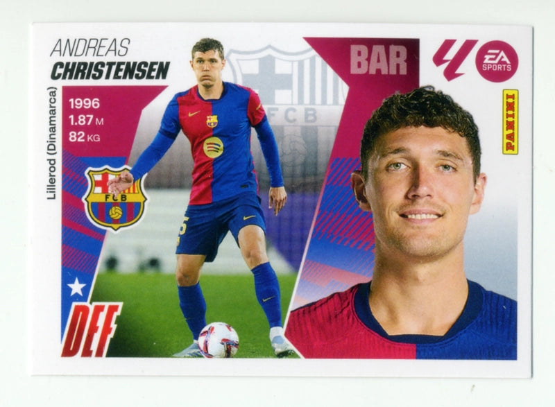 Christensen - FC Barcelona - Panini Liga Este  - 2025 - 2026 - #08B - Básico