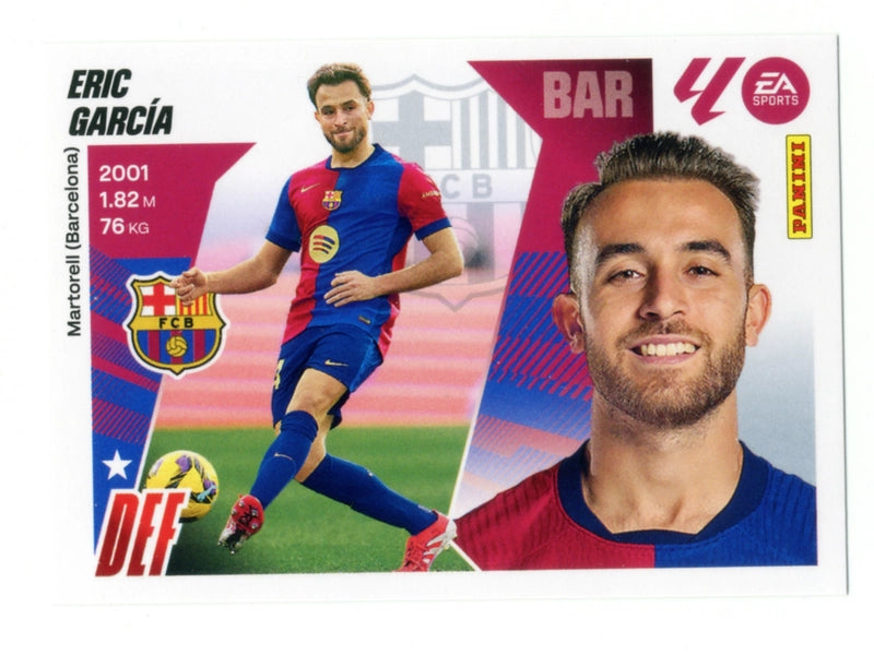 Eric García - FC Barcelona - Panini Liga Este  - 2025 - 2026 - #09A - Básico