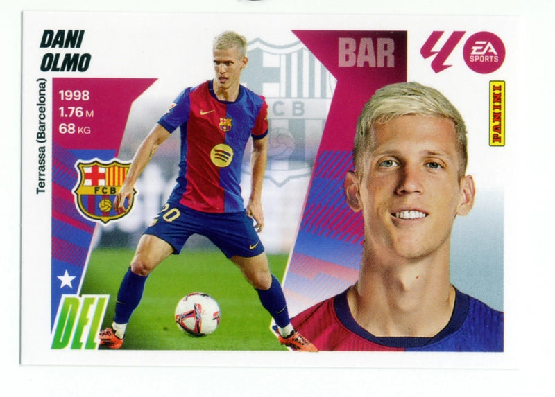 Dani Olmo - FC Barcelona - Panini Liga Este  - 2025 - 2026 - #016 - Básico