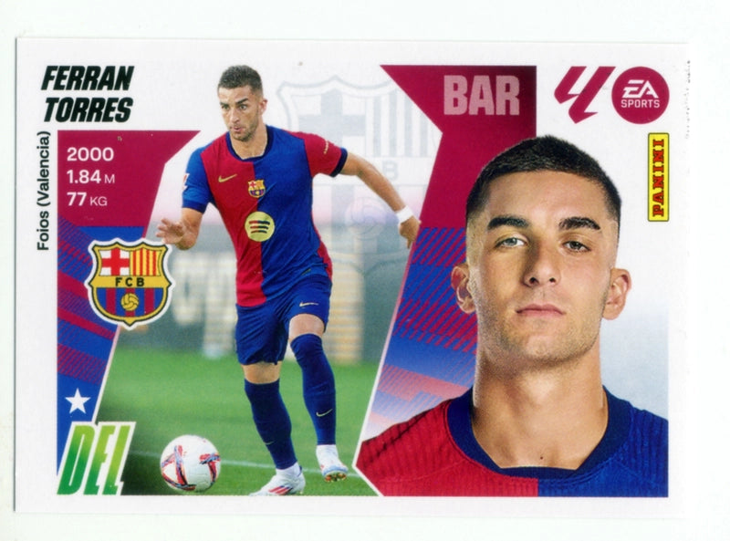 Ferrán. Torres - FC Barcelona - Panini Liga Este  - 2025 - 2026 - #017 - Básico