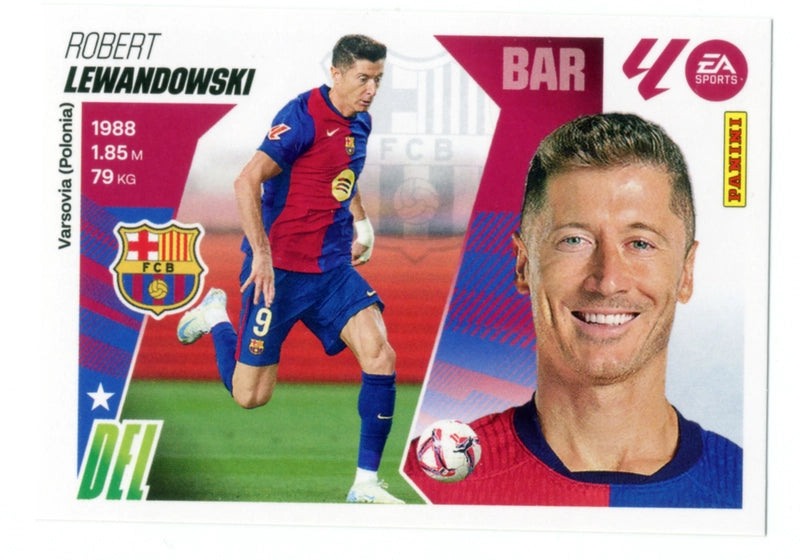 Lewandowski - FC Barcelona - Panini Liga Este  - 2025 - 2026 - #020 - Básico