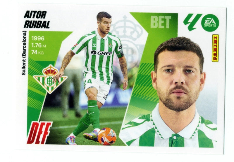 Aitor Ruibal - Real Betis - Panini Liga Este  - 2025 - 2026 - #05A - Básico