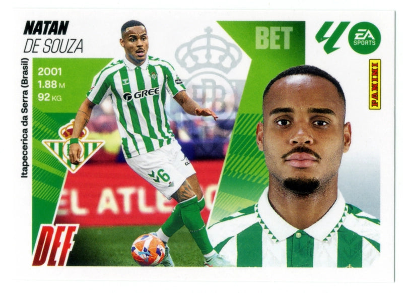 Natan - Real Betis - Panini Liga Este  - 2025 - 2026 - #007 - Básico
