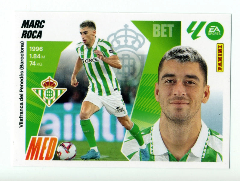 Marc Roca - Real Betis - Panini Liga Este  - 2025 - 2026 - #011 - Básico