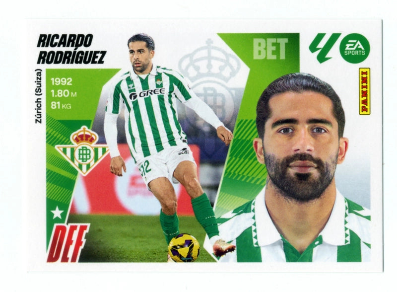 Ricardo Rodríguez - Real Betis - Panini Liga Este  - 2025 - 2026 - #10A - Básico