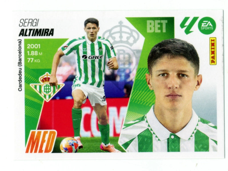 Altimira - Real Betis - Panini Liga Este  - 2025 - 2026 - #012 - Básico