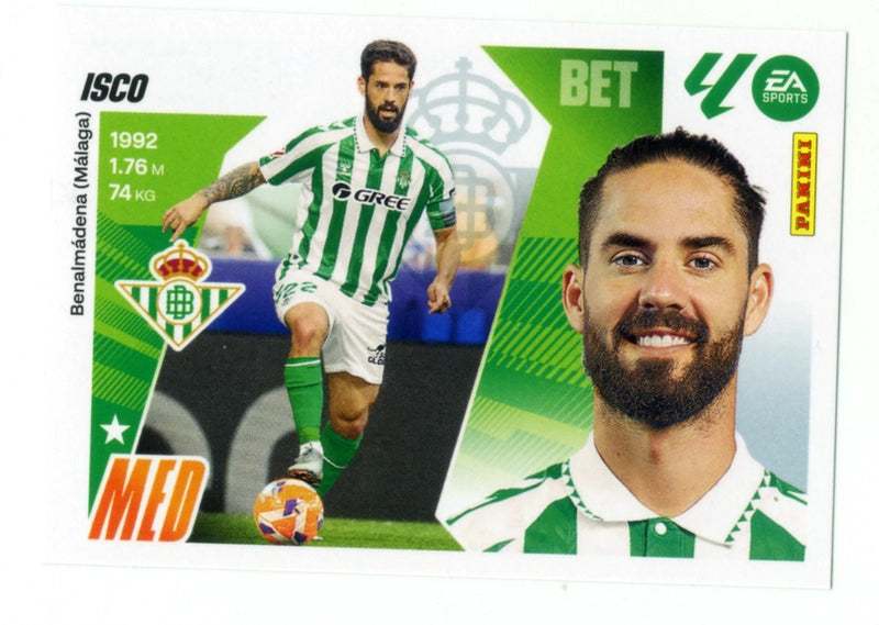 Isco - Real Betis - Panini Liga Este  - 2025 - 2026 - #015 - Básico