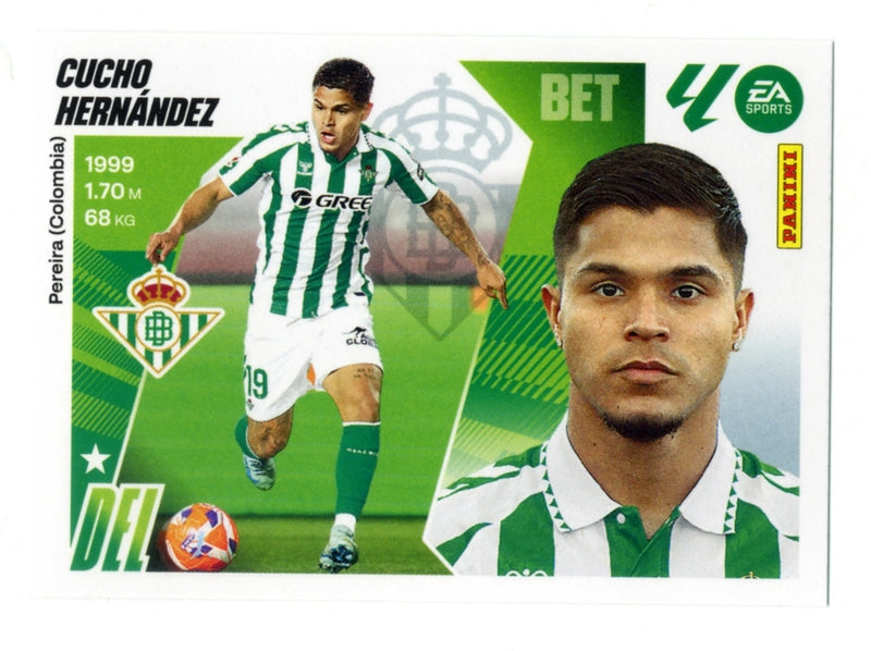 Cucho Hernández - Real Betis - Panini Liga Este  - 2025 - 2026 - #020 - Básico