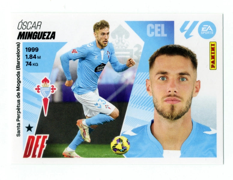 Mingueza - RC Celta - Panini Liga Este  - 2025 - 2026 - #009 - Básico