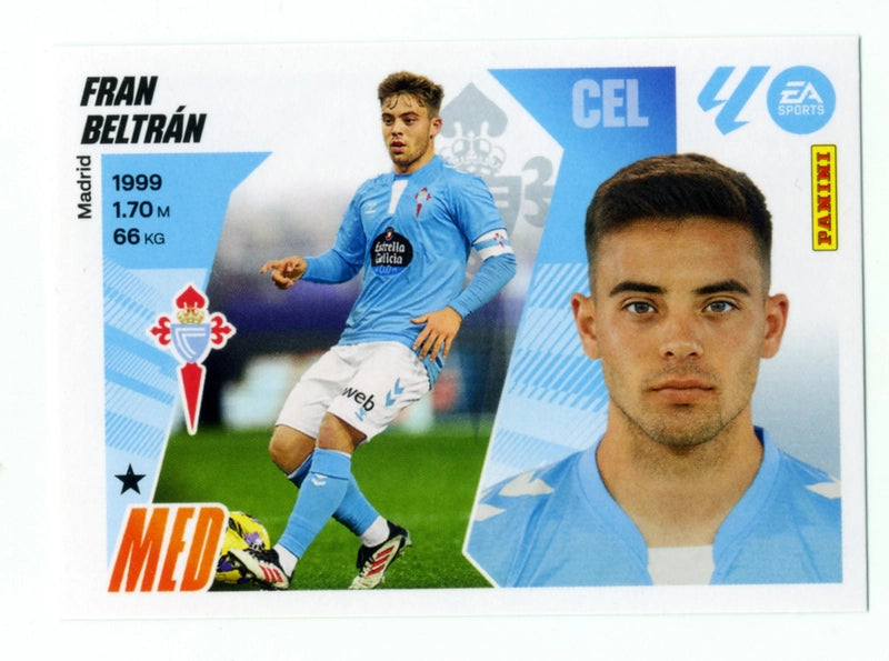 Fran Beltrán - RC Celta - Panini Liga Este  - 2025 - 2026 - #011 - Básico