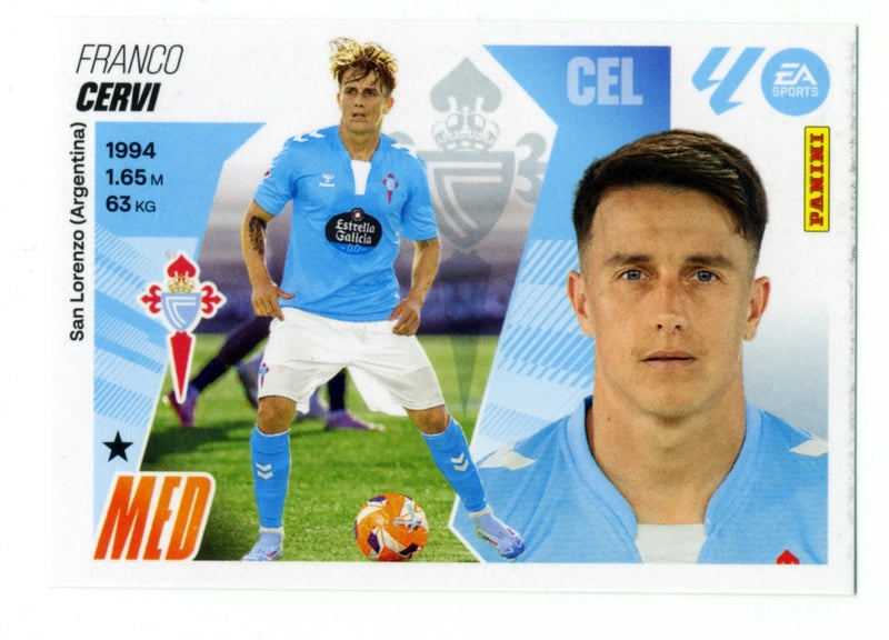 Cervi - RC Celta - Panini Liga Este  - 2025 - 2026 - #016 - Básico