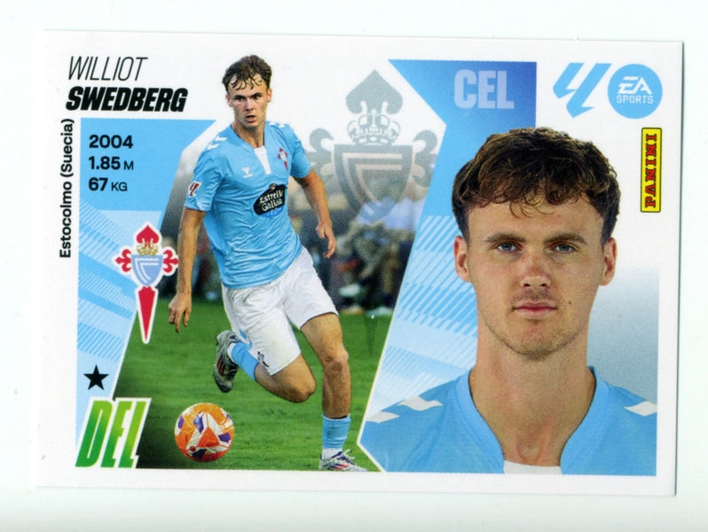 Swedberg - RC Celta - Panini Liga Este  - 2025 - 2026 - #018 - Básico