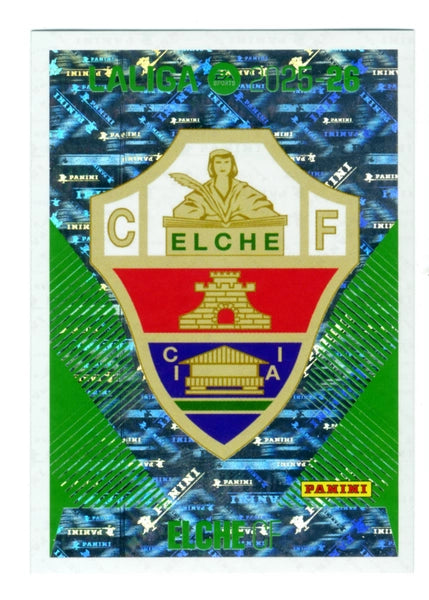 Escudo - Elche CF - Panini Liga Este  - 2025 - 2026 - #001 - Básico