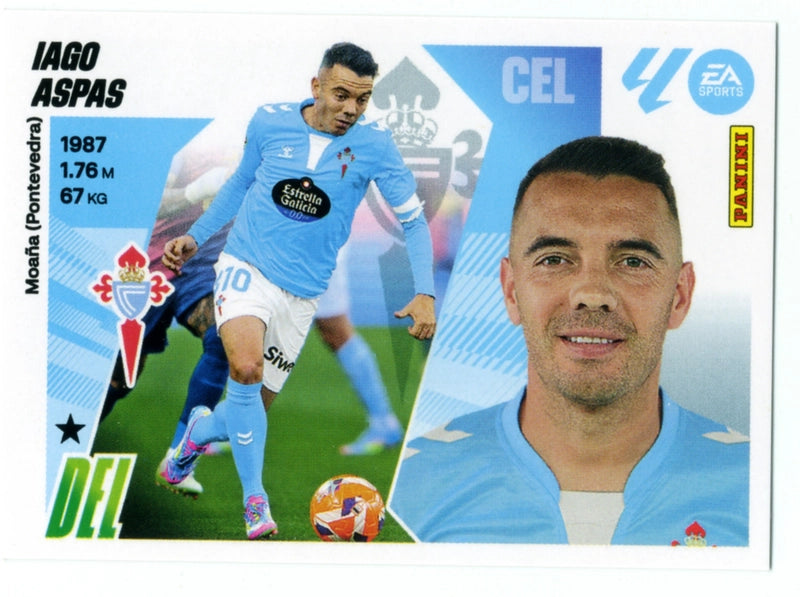Iago Aspas - RC Celta - Panini Liga Este  - 2025 - 2026 - #020 - Básico