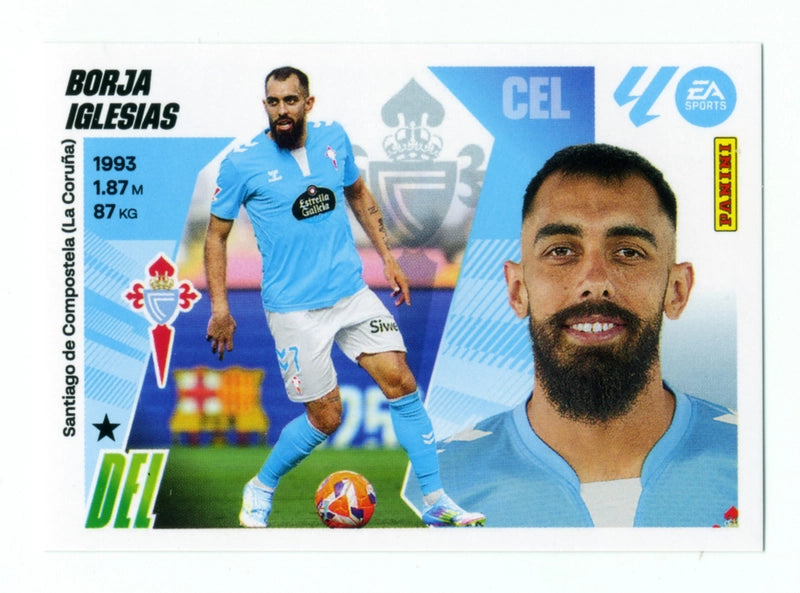 Borja Iglesias - RC Celta - Panini Liga Este  - 2025 - 2026 - #019 - Básico