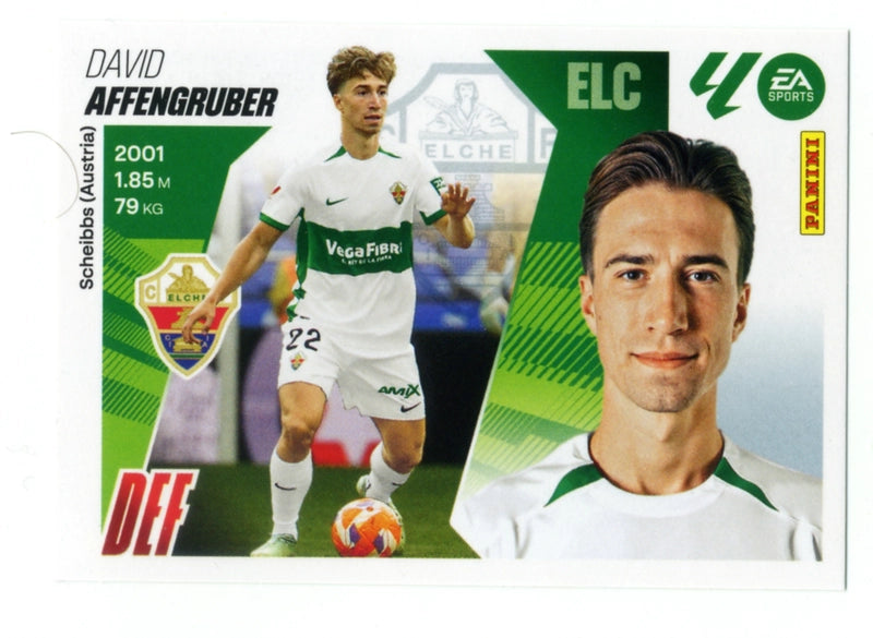 Affengruber - Elche CF - Panini Liga Este  - 2025 - 2026 - #007 - Básico