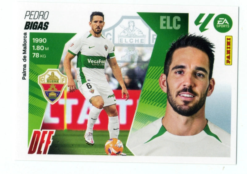Bigas - Elche CF - Panini Liga Este  - 2025 - 2026 - #009 - Básico