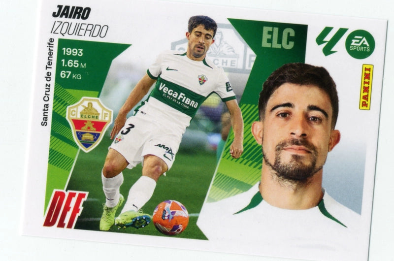 Jairo - Elche CF - Panini Liga Este  - 2025 - 2026 - #010 - Básico