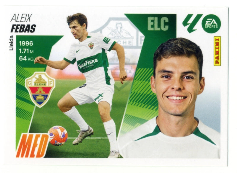 Febas - Elche CF - Panini Liga Este  - 2025 - 2026 - #011 - Básico