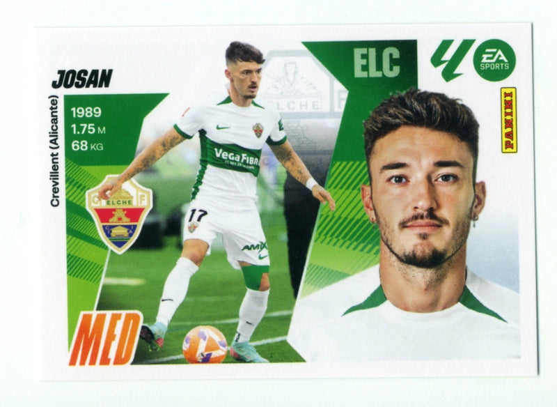 Josan - Elche CF - Panini Liga Este  - 2025 - 2026 - #15A - Básico