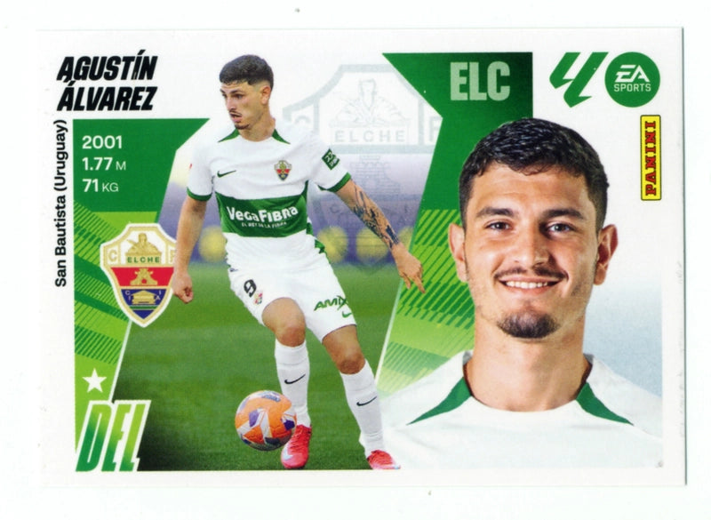 Agustín Álvarez - Elche CF - Panini Liga Este  - 2025 - 2026 - #017 - Básico