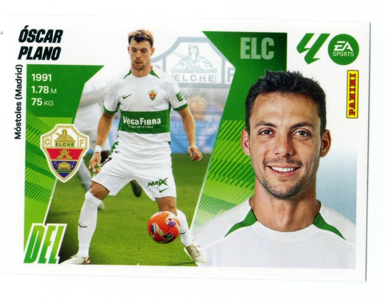 Óscar Plano - Elche CF - Panini Liga Este  - 2025 - 2026 - #019 - Básico