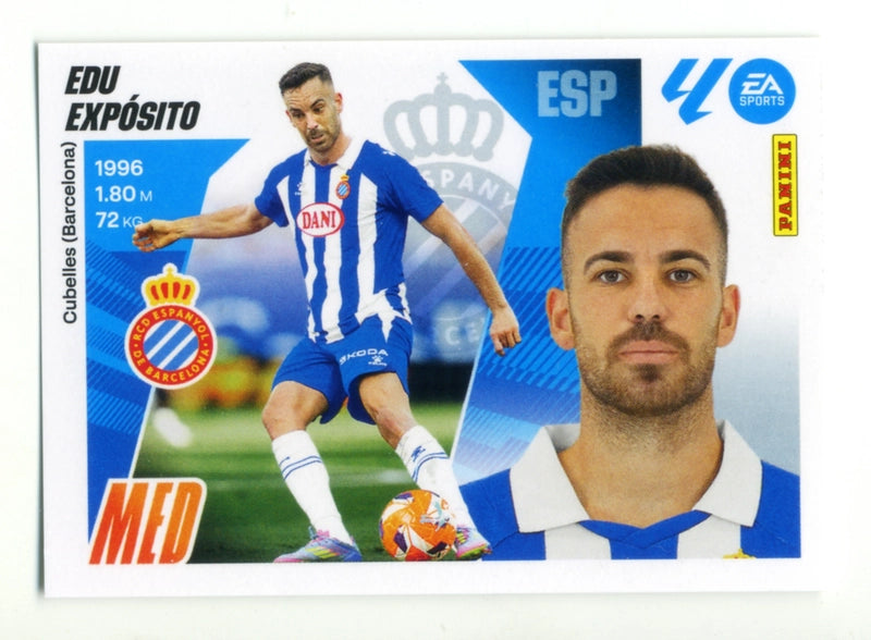 Edu Expósito - RCD Espanyol - Panini Liga Este  - 2025 - 2026 - #014 - Básico