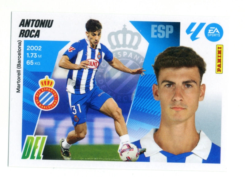 Antoniu Roca - RCD Espanyol - Panini Liga Este  - 2025 - 2026 - #016 - Básico