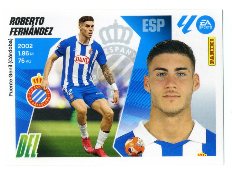 Roberto Fernández - RCD Espanyol - Panini Liga Este  - 2025 - 2026 - #018 - Básico