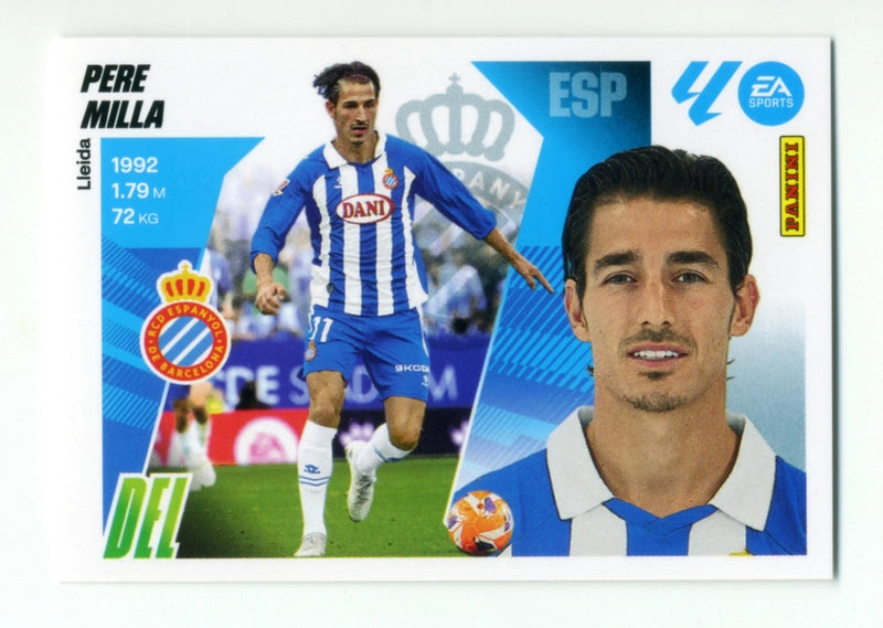 Pere Milla - RCD Espanyol - Panini Liga Este  - 2025 - 2026 - #020 - Básico