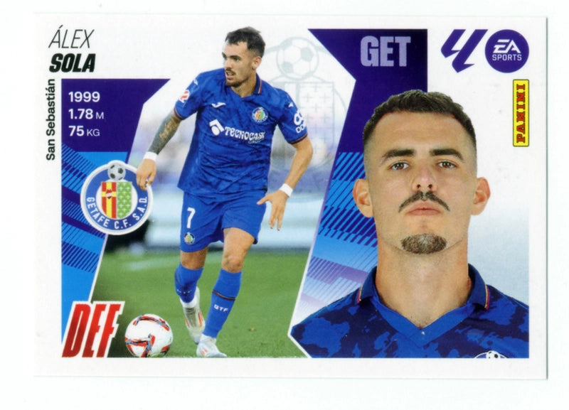 Sola - Getafe CF - Panini Liga Este  - 2025 - 2026 - #06A - Básico