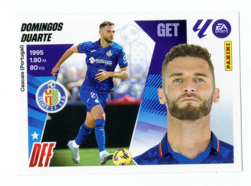 Domingos Duarte - Getafe CF - Panini Liga Este  - 2025 - 2026 - #09A - Básico