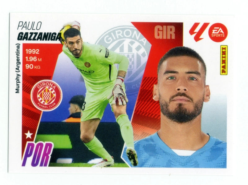 Gazzaniga - Girona FC - Panini Liga Este  - 2025 - 2026 - #003 - Básico
