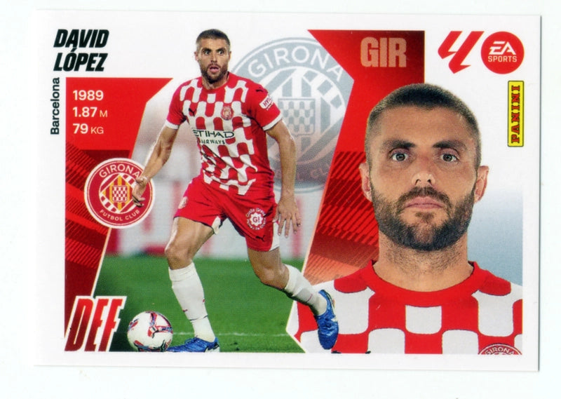 David López - Girona FC - Panini Liga Este  - 2025 - 2026 - #007 - Básico