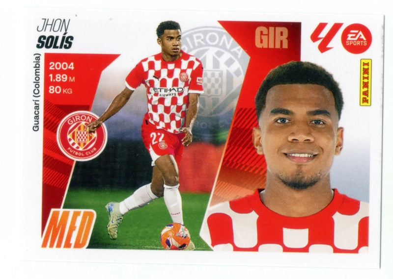 Solis - Girona FC - Panini Liga Este  - 2025 - 2026 - #011 - Básico