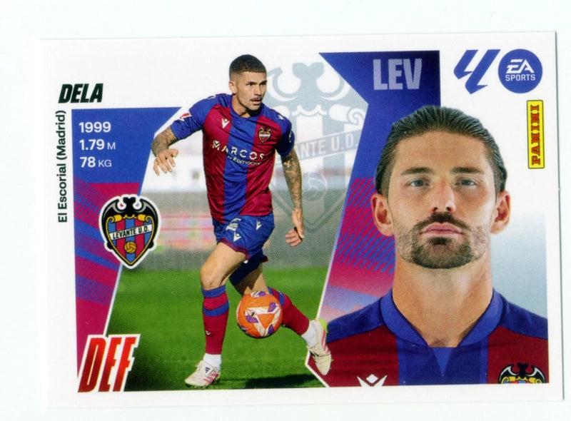 Dela - UD Levante - Panini Liga Este  - 2025 - 2026 - #006 - Básico