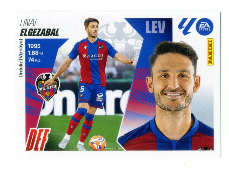 Elgezabal - UD Levante - Panini Liga Este  - 2025 - 2026 - #009 - Básico