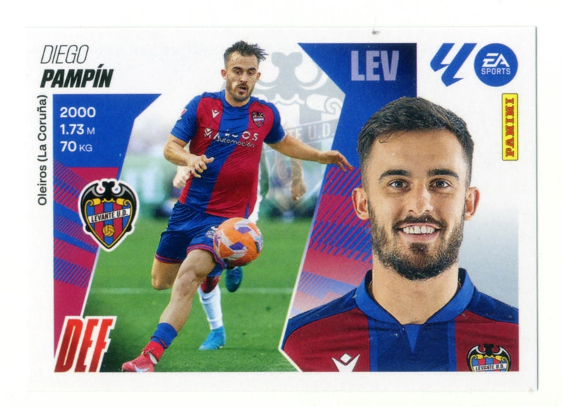Pampín - UD Levante - Panini Liga Este  - 2025 - 2026 - #010 - Básico